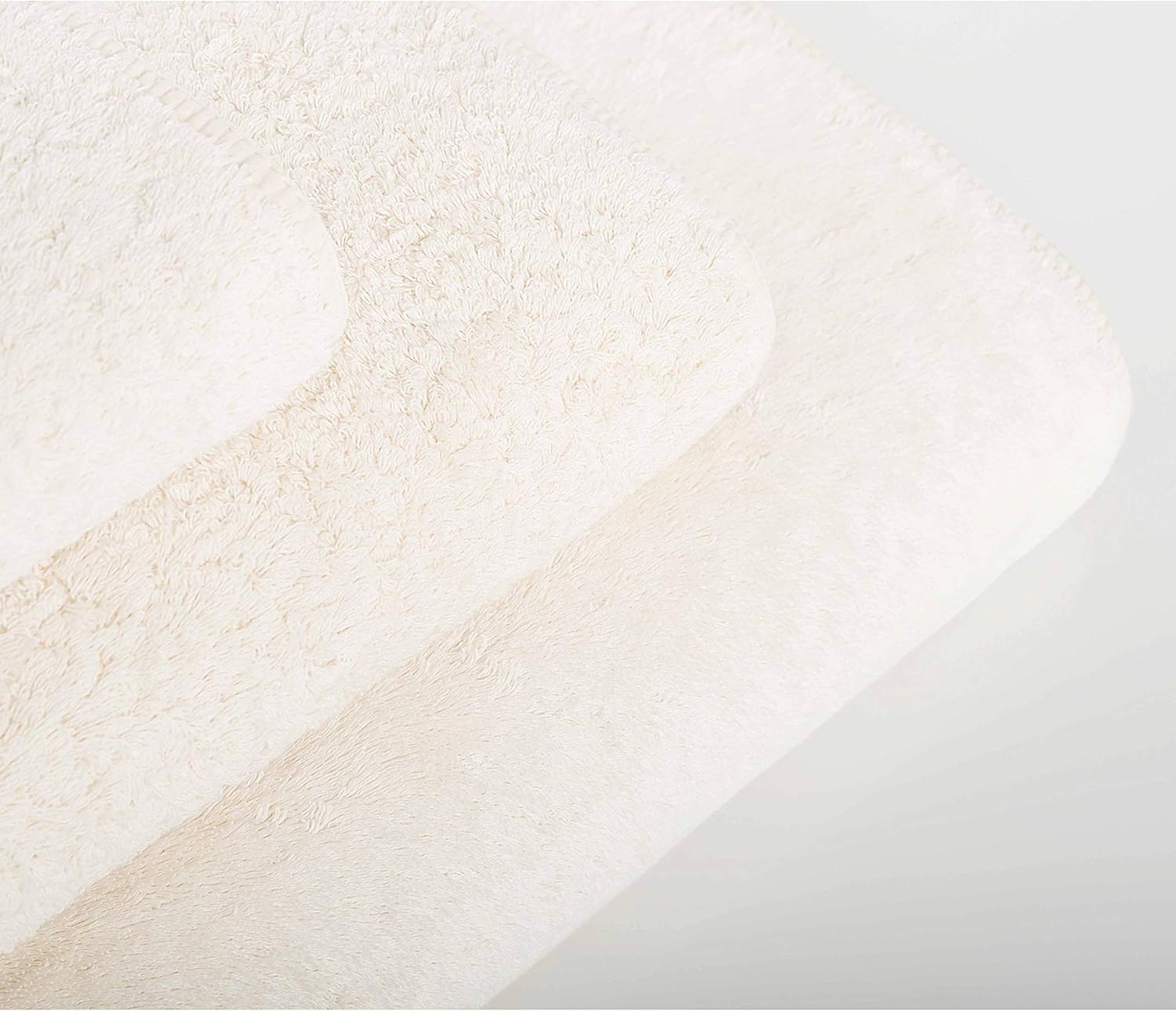Graccioza – Toallas largas de doble bucle (28 x 55 pulgadas, natural), 100% algodón egipcio de 700 GSM, toalla de baño elegante, suave para el
