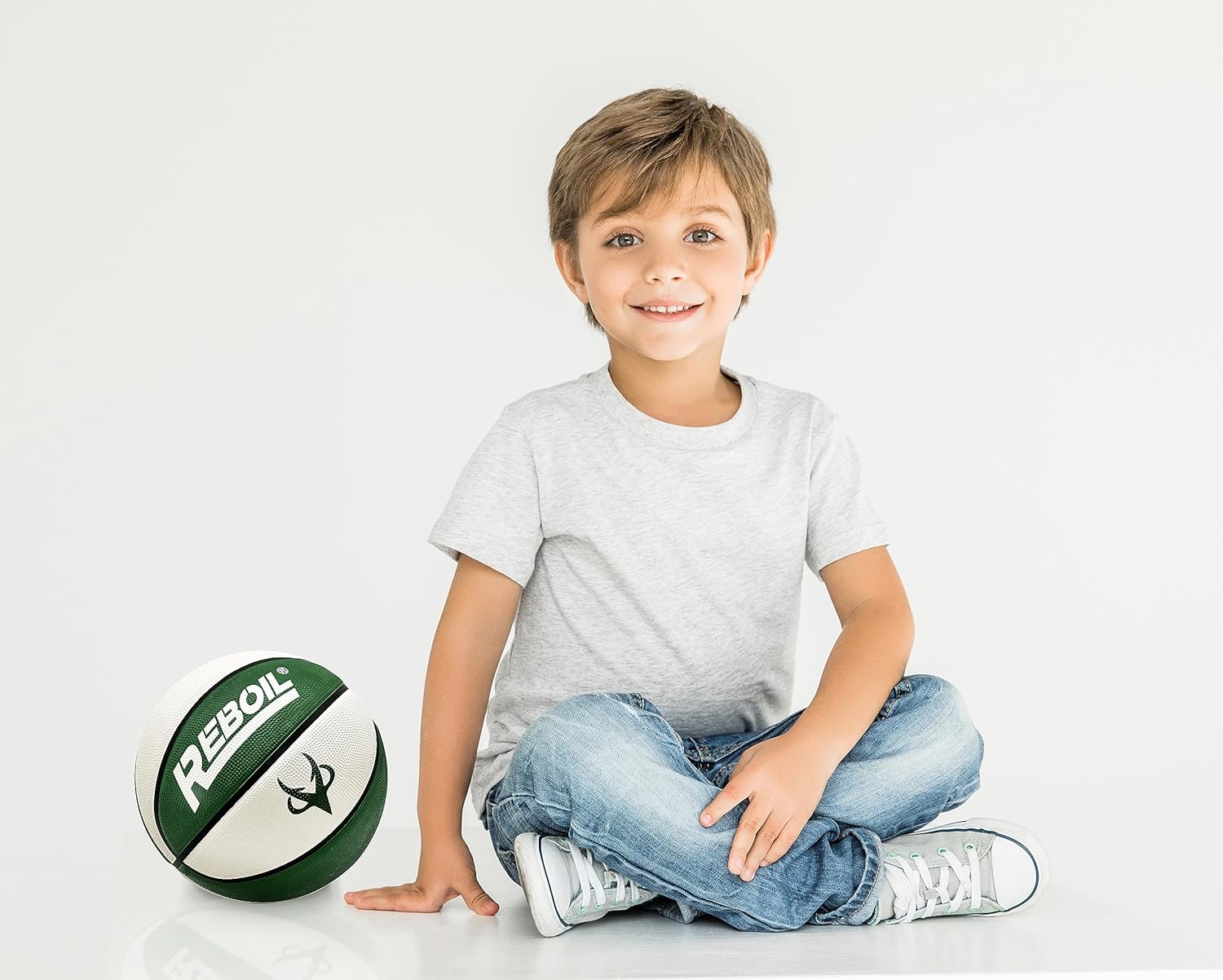REBOIL Grip – Baloncesto para interiores y exteriores (talla 3  7), baloncesto para niños, baloncesto juvenil para hombre, baloncesto para regalo y