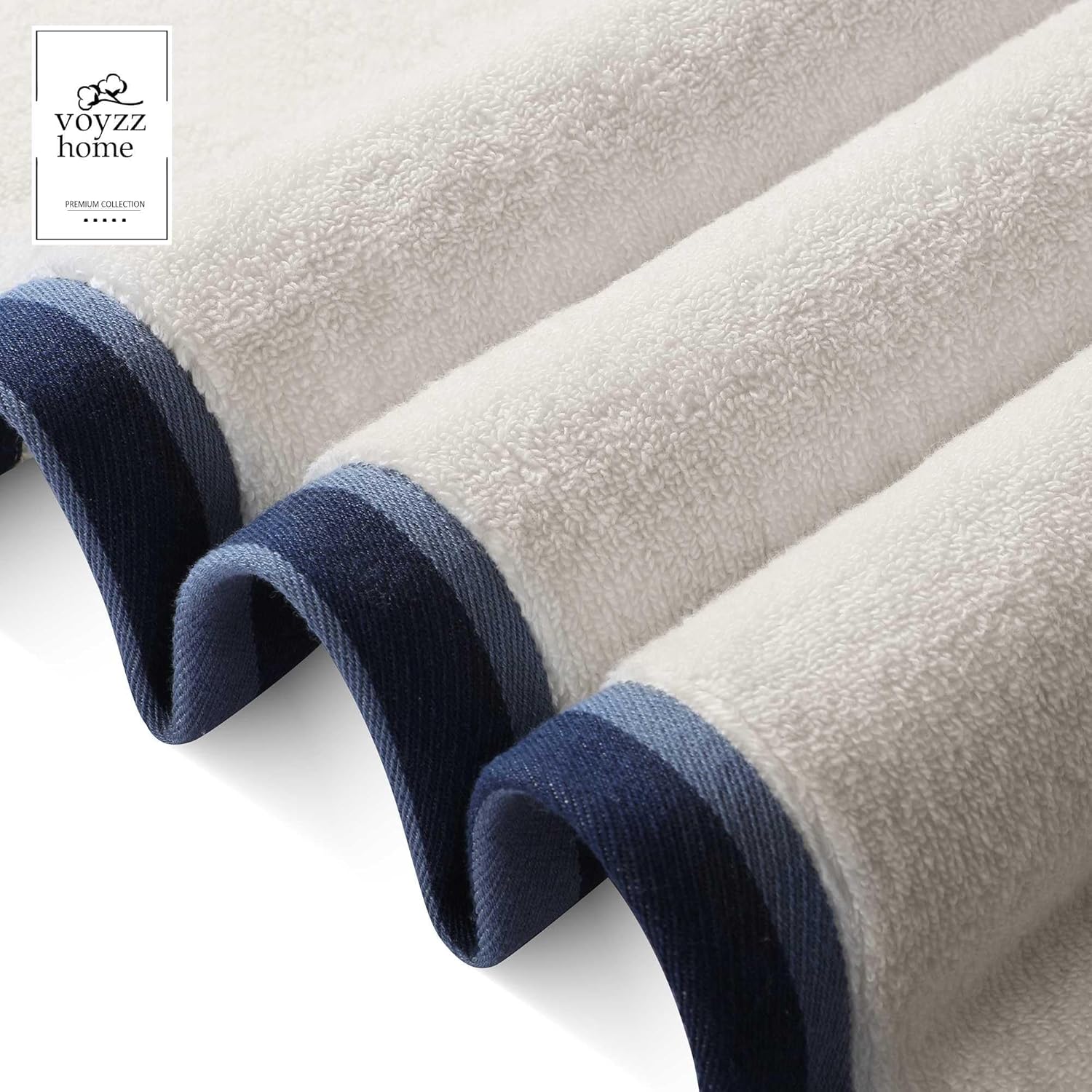 Juego de 4 toallas de baño de lujo, 100% algodón hilado en anillo para baño, 27 x 54 pulgadas, extra grandes, paquete de 4, toallas de ducha de