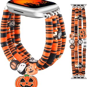 JR.DM Correa de reloj de Halloween compatible con Apple Watch de 1.496 pulgadas, 1.575 pulgadas, 1.614 pulgadas, 1.732 pulgadas, 1.654 pulgadas, JR.DM Correa de reloj de Halloween compatible con Apple Watch de 1.496 pulgadas, 1.575 pulgadas, 1.614 pulgadas, 1.732 pulgadas, 1.654 pulgadas,