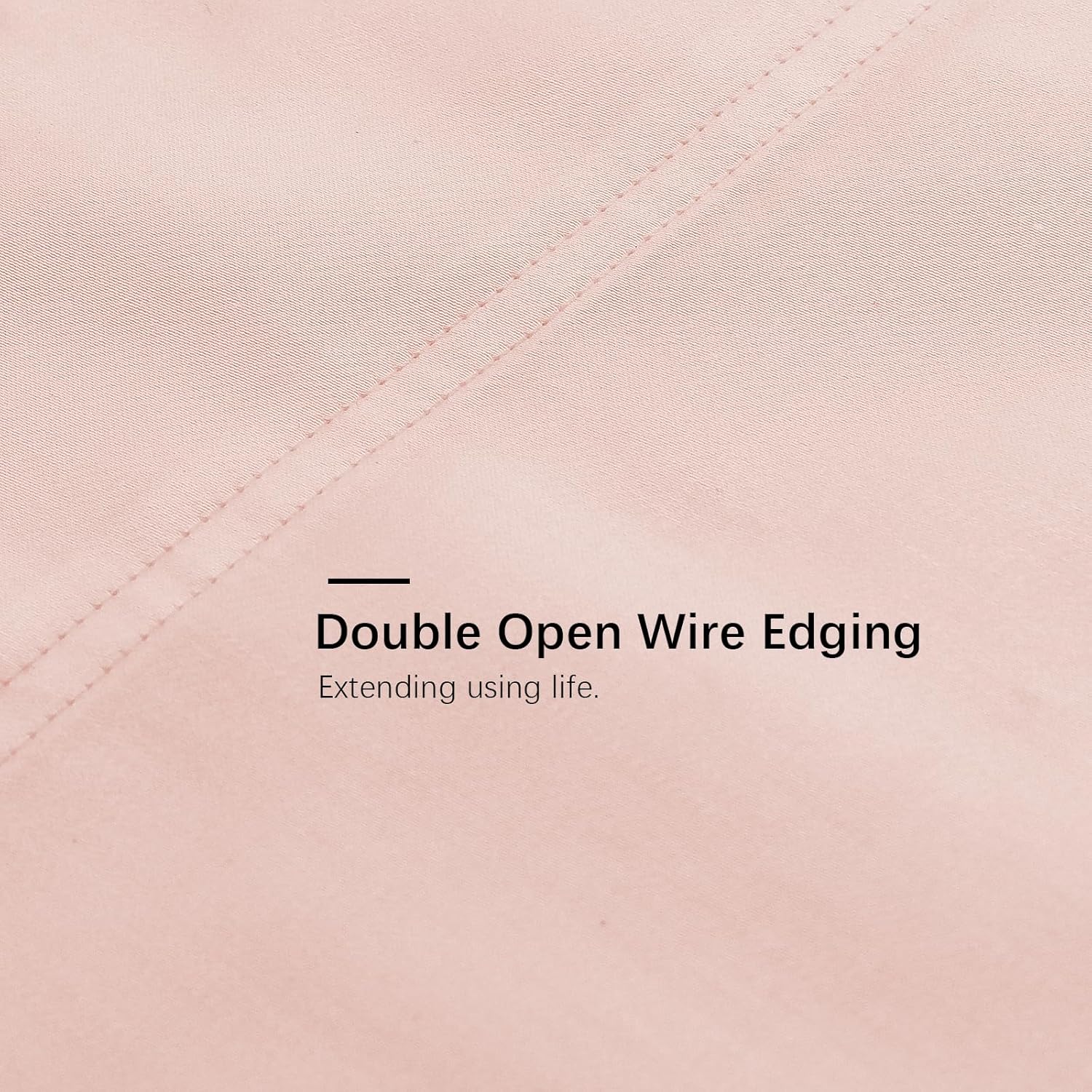 NATUREFIELD 55% Rayon Derived from Bamboo, 45% Cotton Bed Sheet Set Breathable & Cooling Deep Pockets Soft & Wrinkle-Free Easy Care Hotel Luxury 3