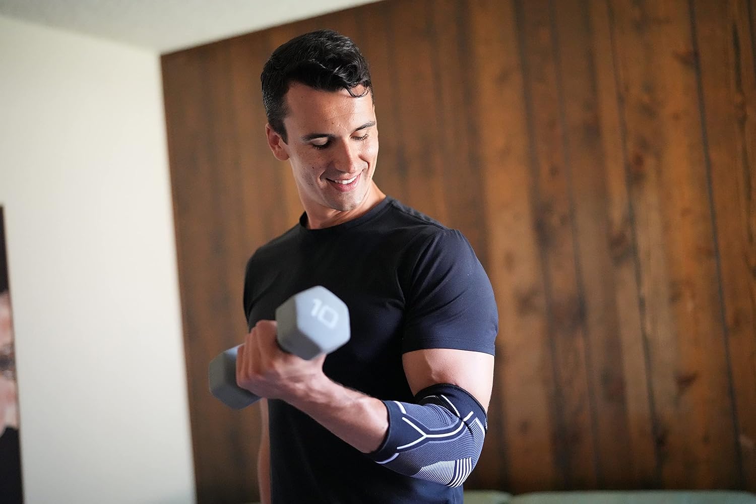 Kunto Fitness – Codera de compresión (enviada desde Estados Unidos) para tendinitis, codo de tenista, tratamiento de codo de golf, reduce el dolor