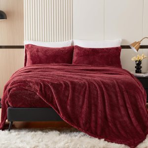 YIYEA Juego de sábanas para cama individual  Juego de sábanas de franela de pelo sintético ultrasuave de lujo  Sábanas de vellón lanudo mullido YIYEA Juego de sábanas para cama individual  Juego de sábanas de franela de pelo sintético ultrasuave de lujo  Sábanas de vellón lanudo mullido