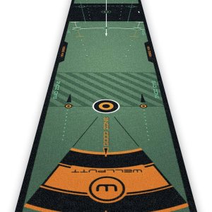 WELLPUTT – Alfombrilla de entrenamiento de golf para putting – 13 pies verde WELLPUTT – Alfombrilla de entrenamiento de golf para putting – 13 pies verde