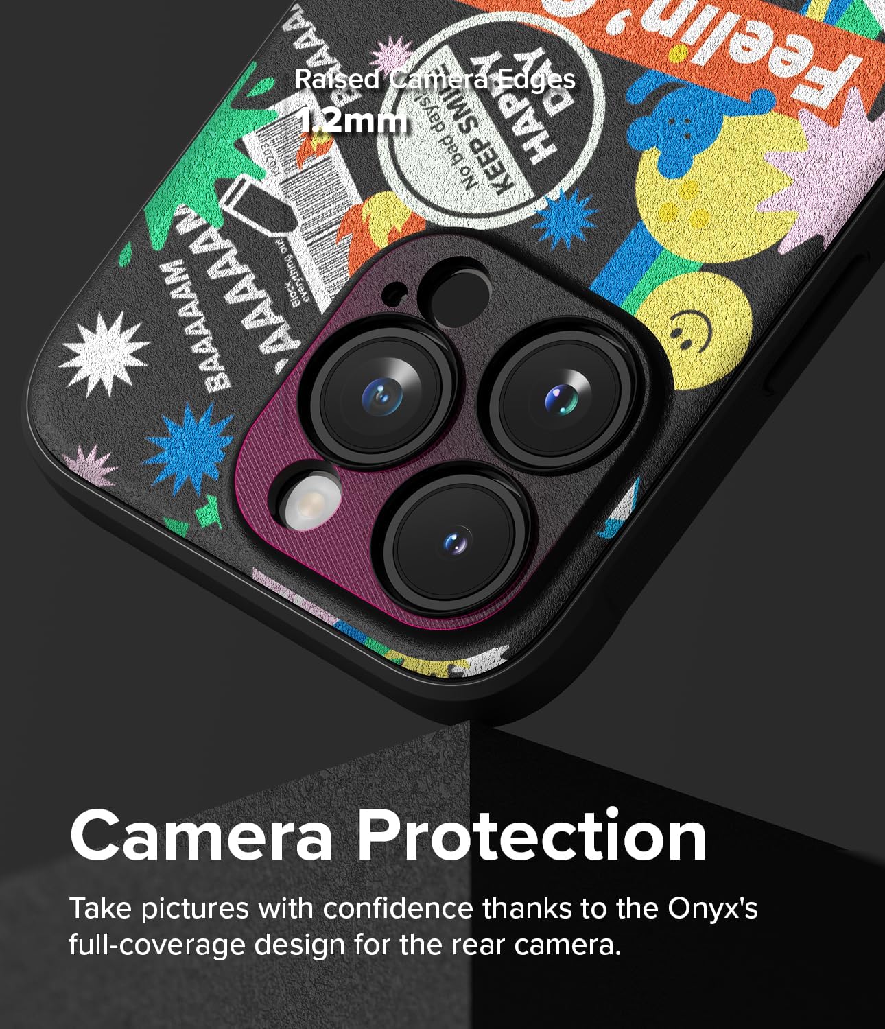 Ringke Onyx Se siente bien en la mano Funda compatible con iPhone 15 Pro Max, tecnología antihuellas, antideslizante, agarre mejorado, a prueba de