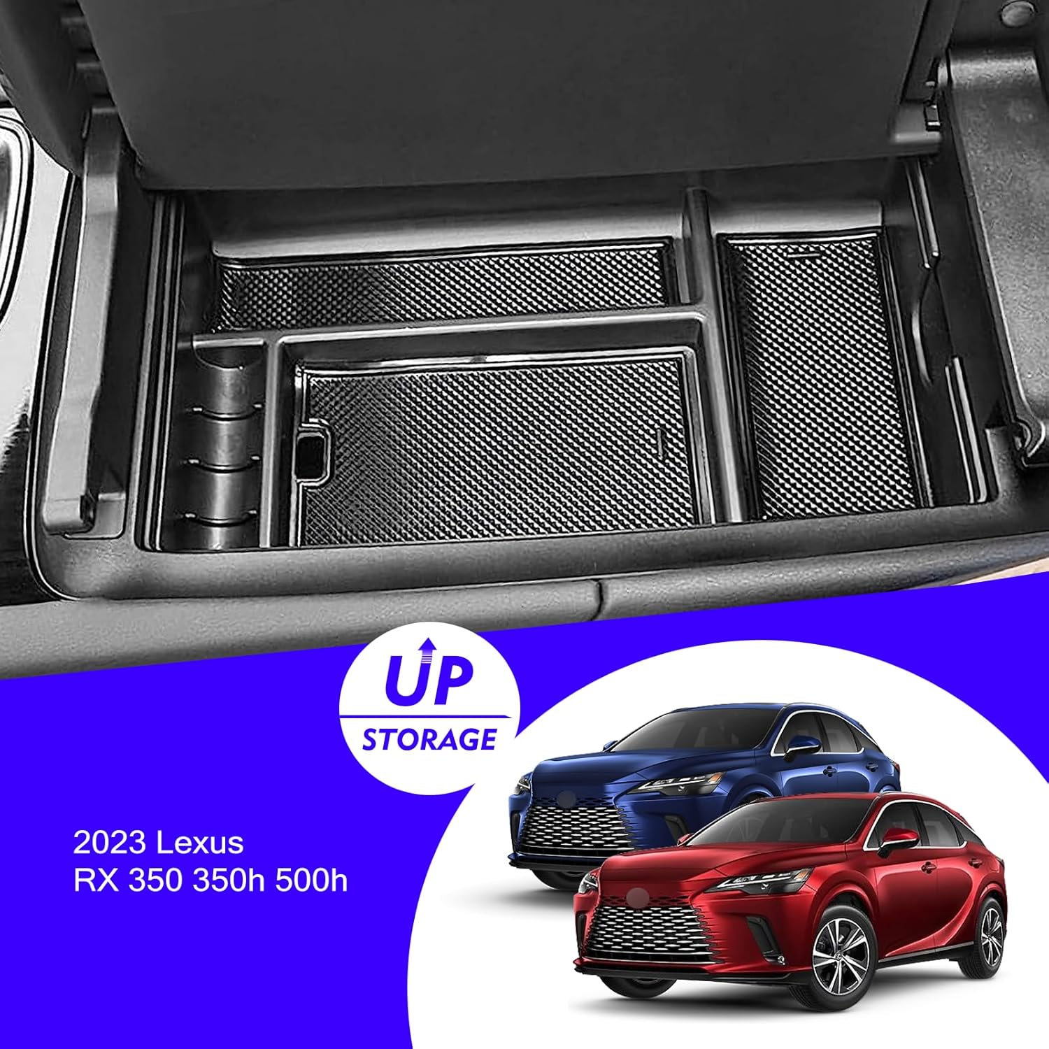 Bandeja de consola Lexus RX350 2023 para Lexus RX 350 RX350h Almacenamiento de consola para 2023 RX350 h F SportLujoPremiumHybrid Accesorios