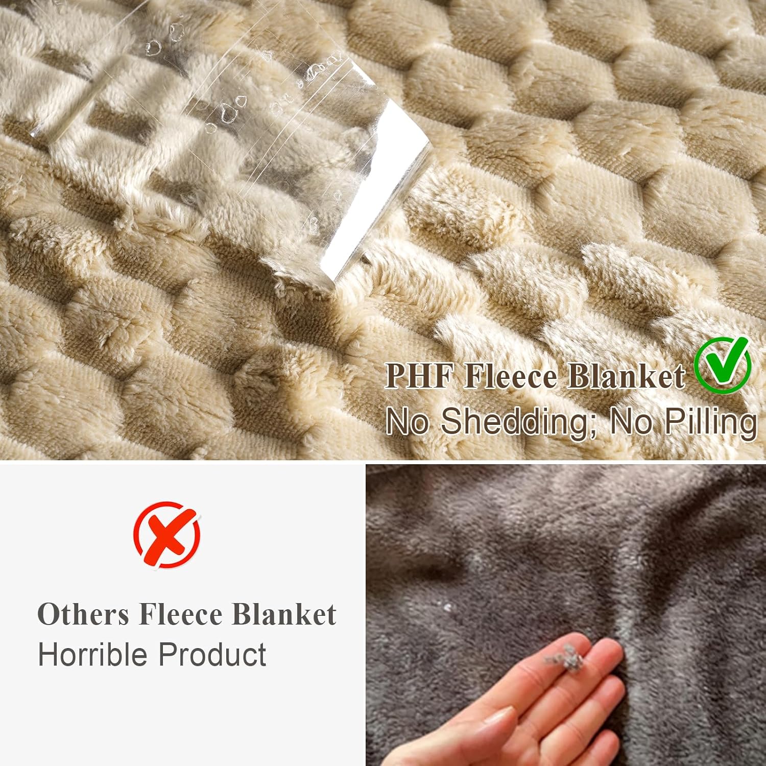 PHF Manta de forro polar de franela ultra suave, tamaño individual, manta ligera de forro polar jacquard 3D, no se desprende, no hace bolitas,