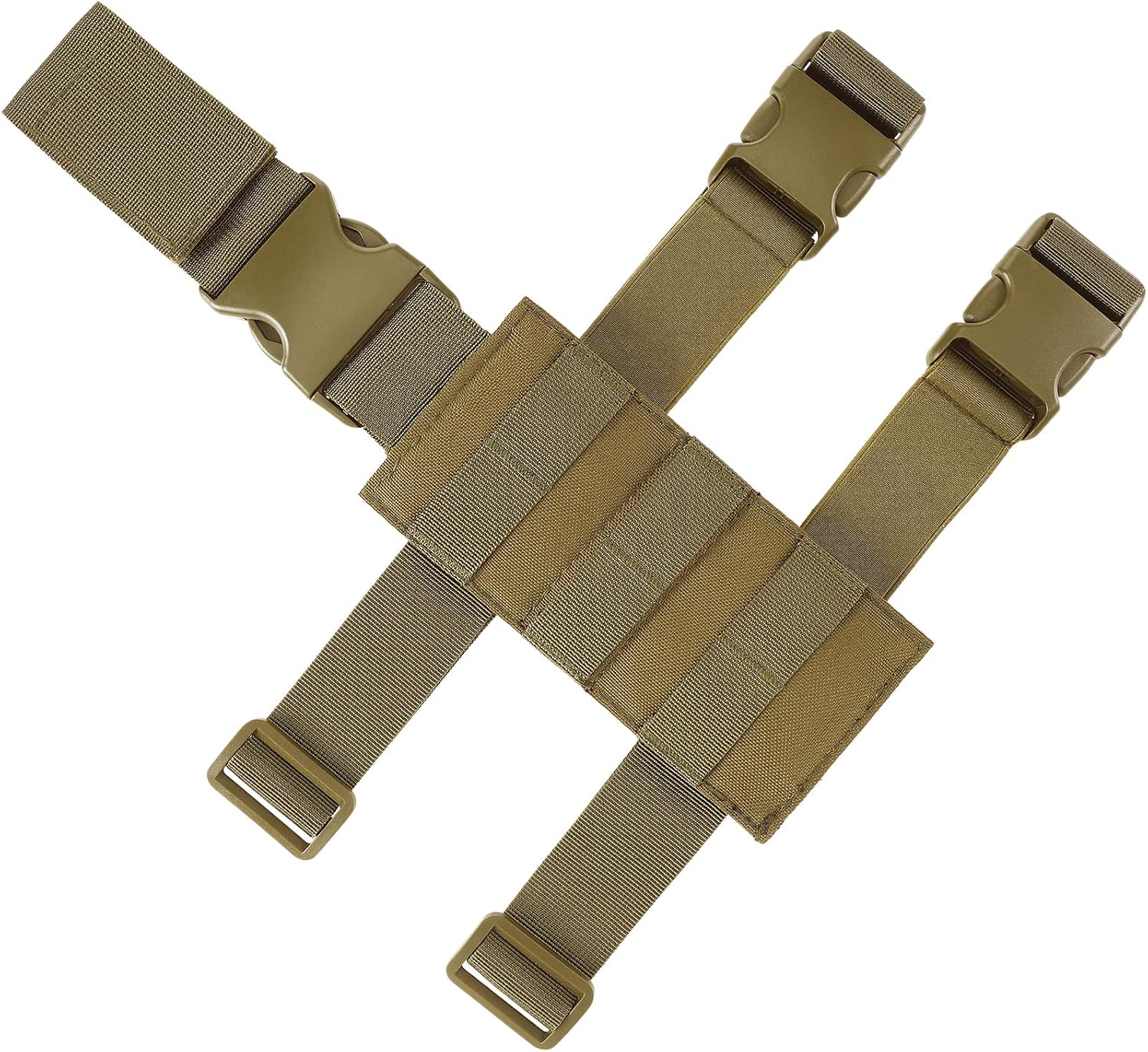 1 paquete de funda táctica para patas caídas, plataforma de nailon táctica MOLLE para patas de caída, plataforma ajustable para patas de caída,