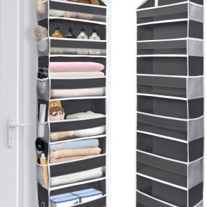 ULG Organizador sobre la puerta con 6 bolsillos grandes, 12 bolsillos laterales, capacidad de peso de 50 libras, organizador para colgar en la ULG Organizador sobre la puerta con 6 bolsillos grandes, 12 bolsillos laterales, capacidad de peso de 50 libras, organizador para colgar en la