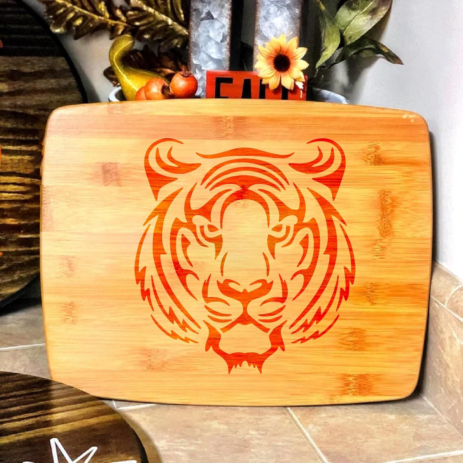 yhslmh Plantillas de tigre de león para pintar sobre madera, plantilla reutilizable de pintura en aerosol de animales para niños, manualidades,