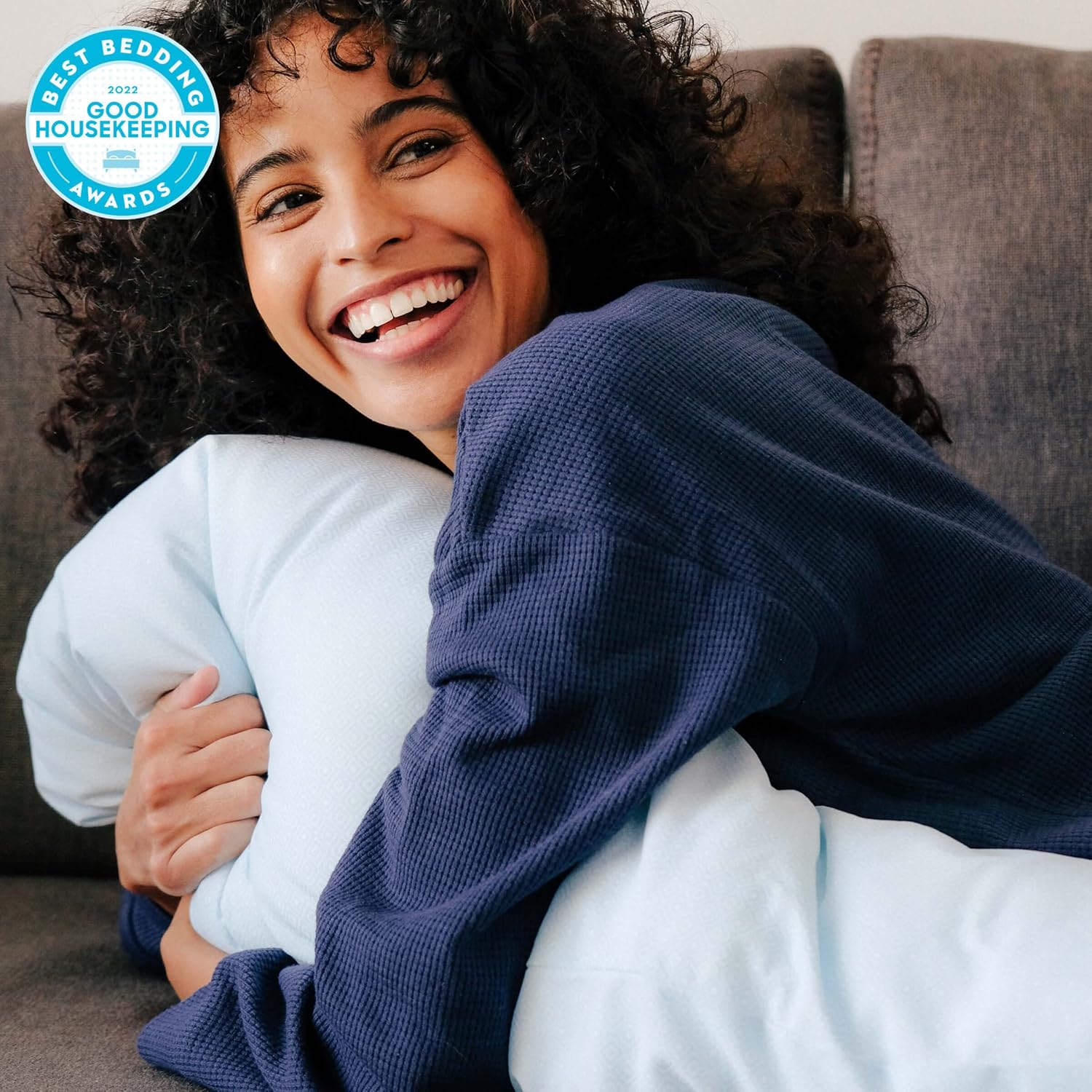 SLUMBER CLOUD UltraCool Pillow – Tecnología de regulación de temperatura de la NASA – Almohada de enfriamiento alternativa de plumón estándar