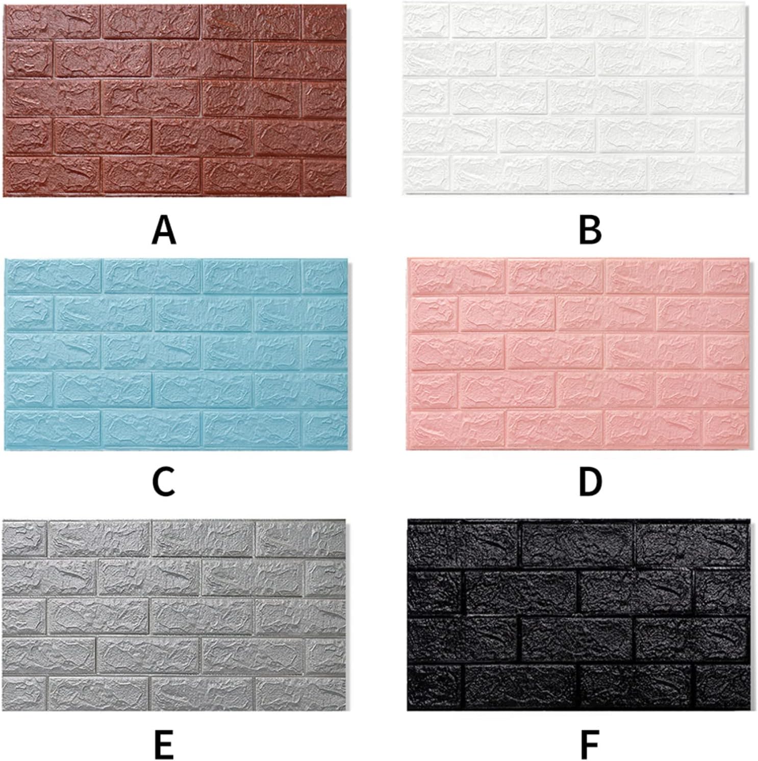 Papel tapiz autoadhesivo 3D de ladrillo 3D, anticolisión, paneles de pared 3D para despegar y pegar, aspecto de madera envejecida, papel tapiz para