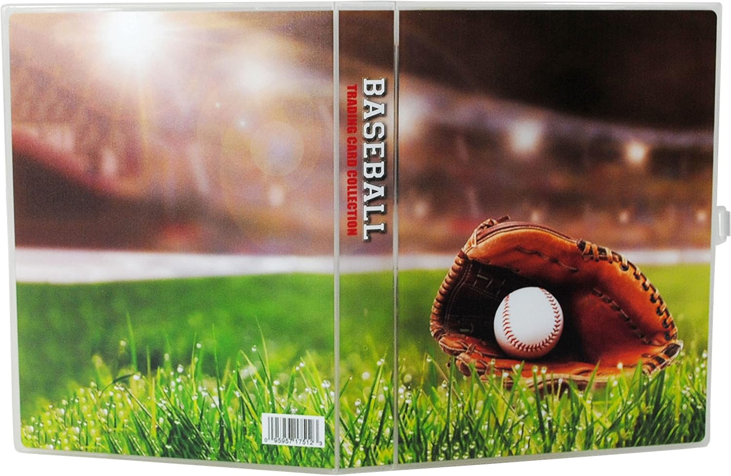 UniKeep Mini carpeta con temática de béisbol para tarjetas coleccionables  Capacidad para hasta 200 tarjetas