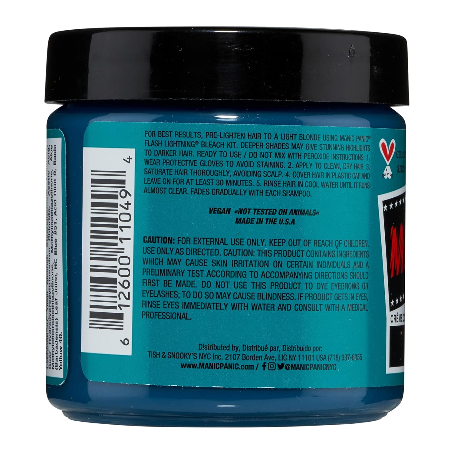 TiendaUsbeauty Manic Panic Crema de color de cabello semipermanente, paquete de de 1
