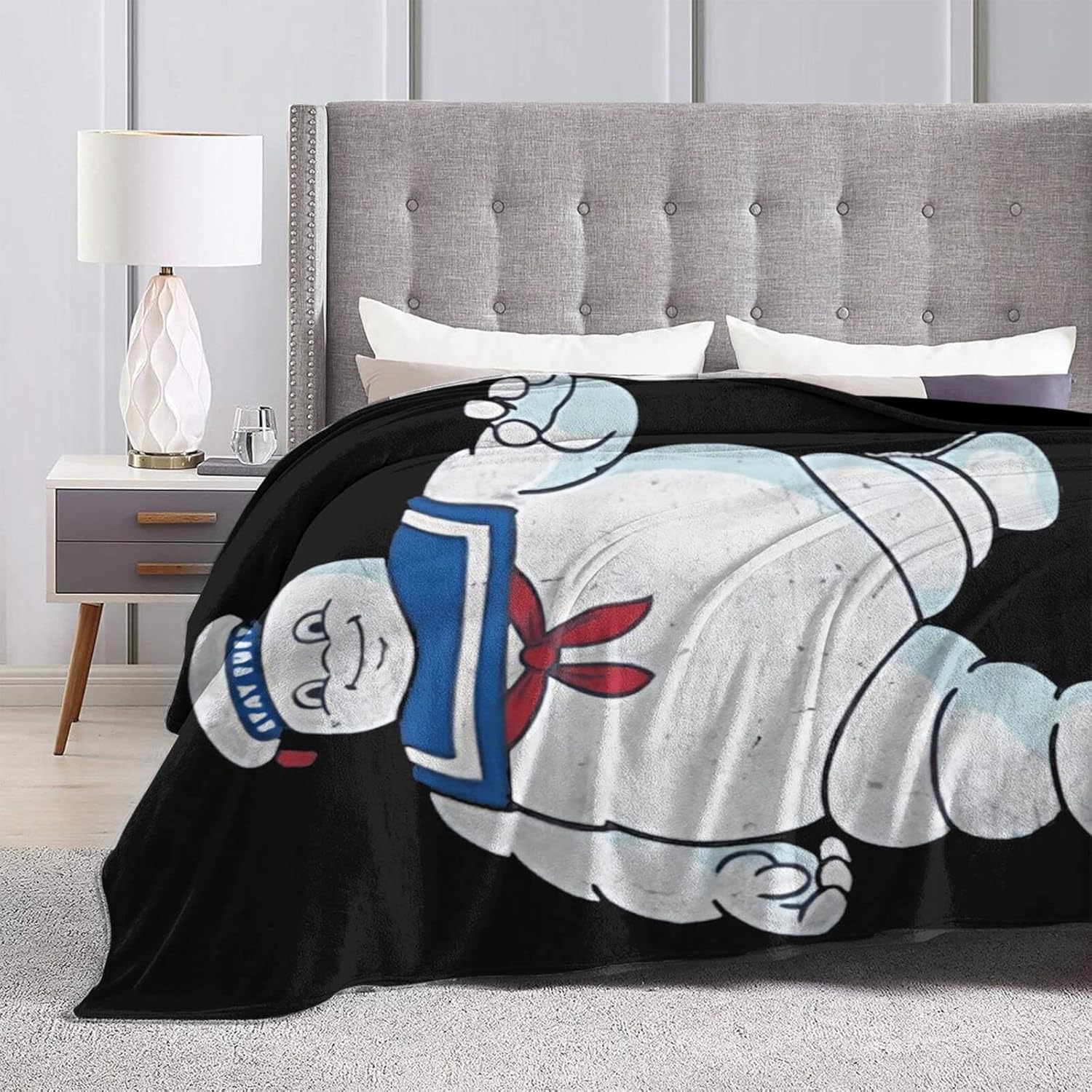 Moving Ghoostbusters – Manta de franela polar para todas las estaciones, manta grande con aire acondicionado de 80 x 60 pulgadas