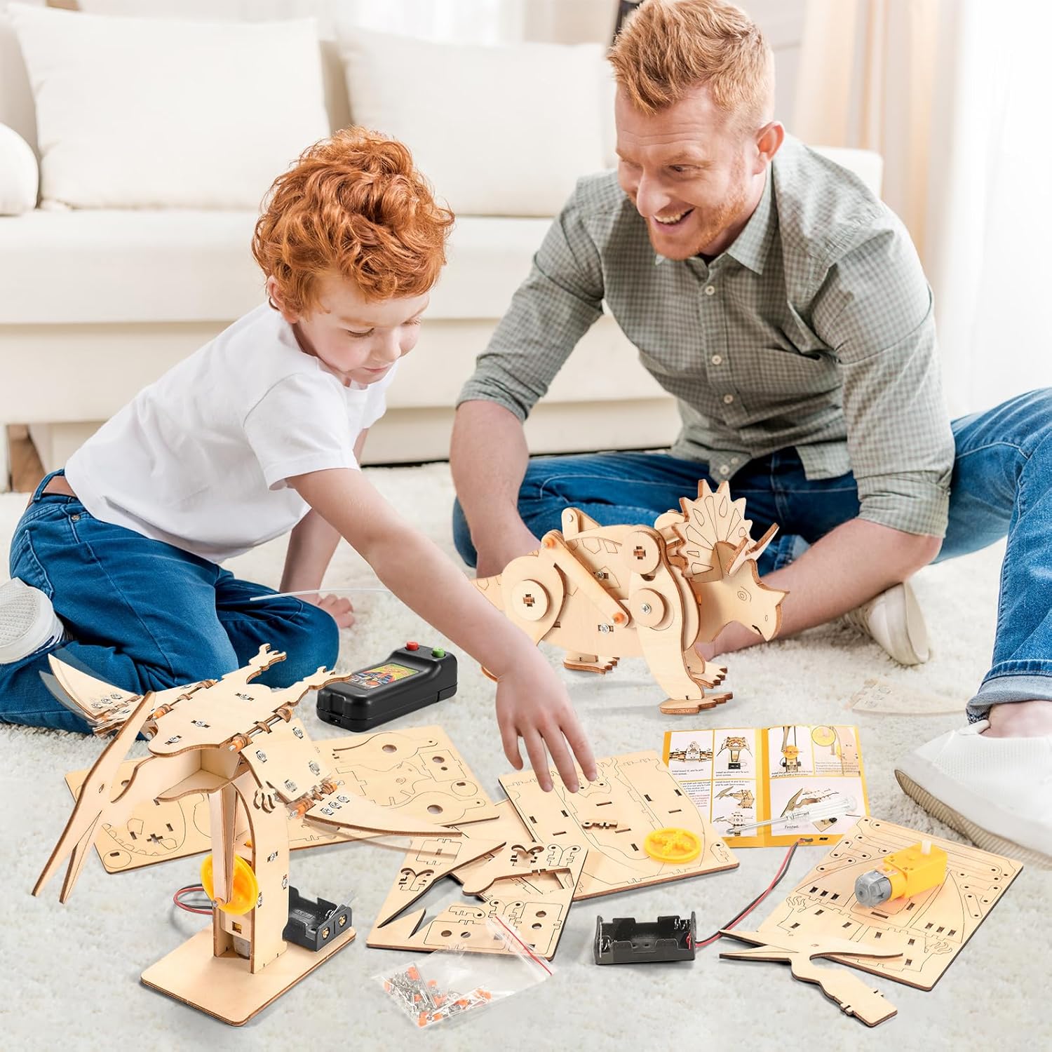 Kits STEM 9 en 1 para niños de 6 a 8 años de 8 a 12 años, proyectos de experimentos científicos y de dinosaurios para construir, juguetes de