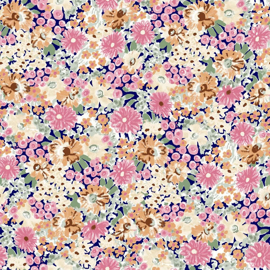 Texco Inc Rayón Spandex Pequeñas Flores  Tejido de punto elástico en 4 direcciones Ditsy Floral PrintMaternidad, Ropa, Tela de bricolaje, Rosa
