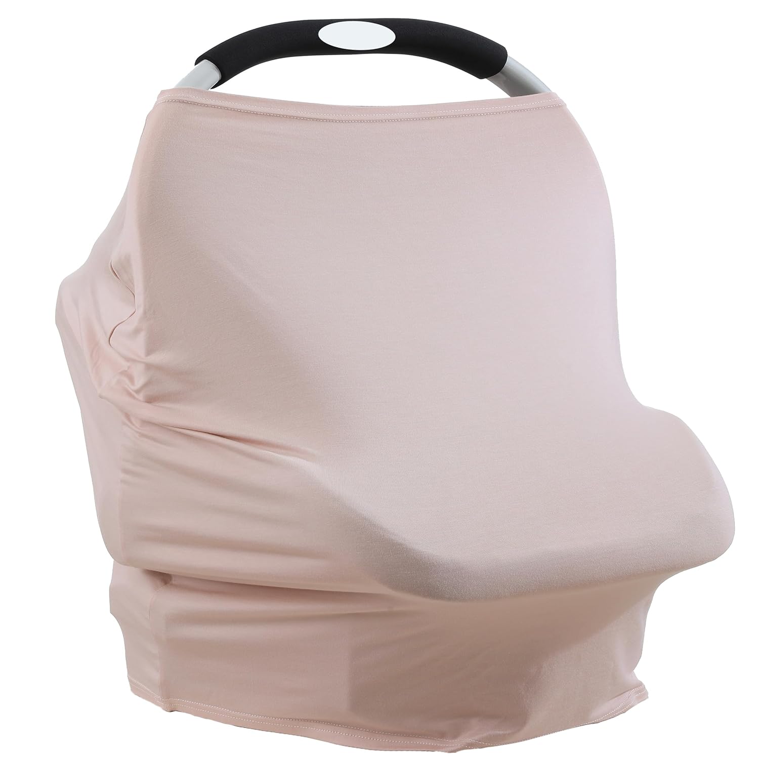 Funda de asiento de automóvil transpirable para bebés, funda de lactancia de rayón suave multiusos para lactancia, toldo de asiento de automóvil de