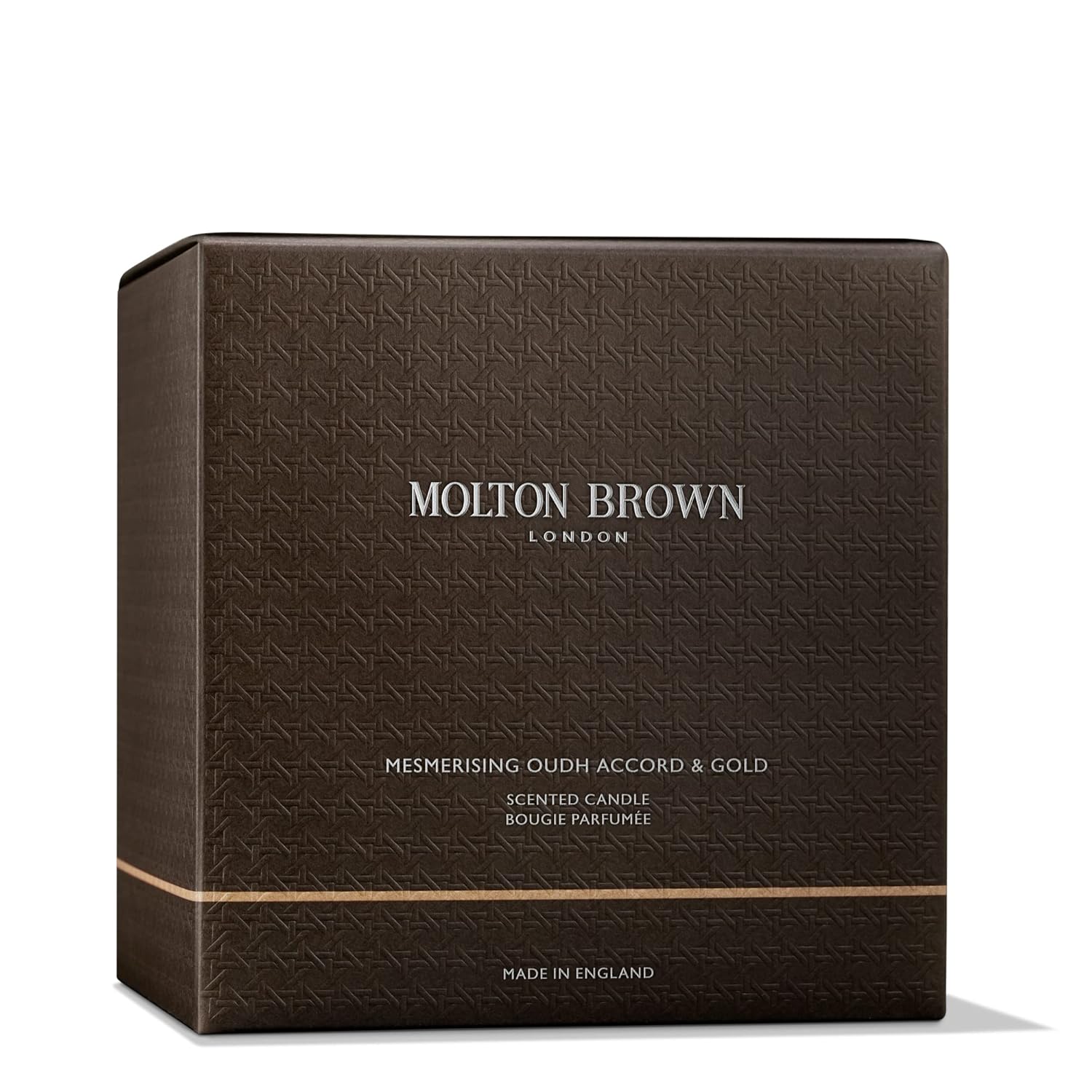 Molton Brown Mesmerising Oudh Accord & Gold – Vela perfumada de lujo (Triple Wick), 21.16 onzas