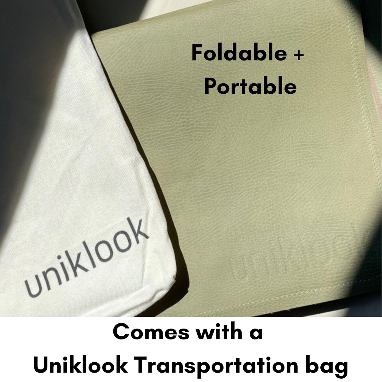 Uniklook Manta de picnic al aire libre impermeable para exteriores, tapete portátil grande para silla alta  Tapete de cuero vegano  Tapete de