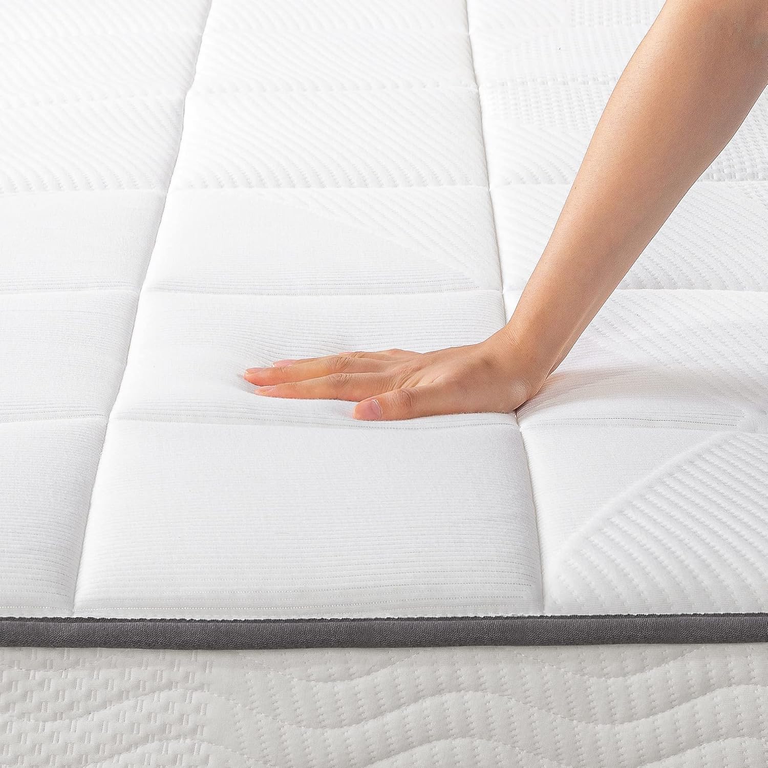 Mellow Colchón clásico Bonnell Spring de 10 pulgadas, parte superior de espuma cómoda con base de resortes interiores, espuma certificada