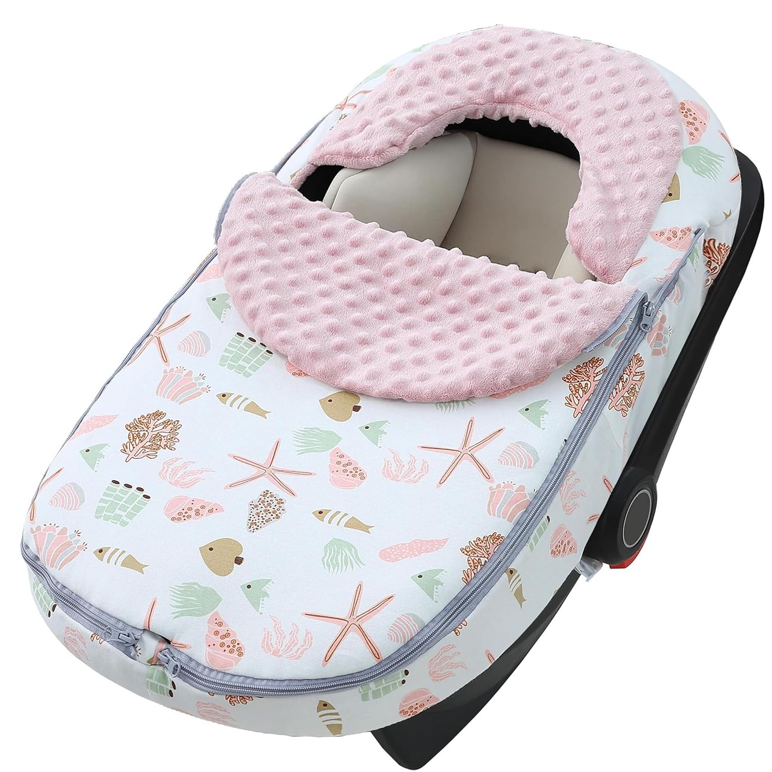 ATOROBROS Funda de asiento de automóvil para bebé compatible con cochecito Doona y asiento de automóvil estándar para bebé, resistente al invierno,