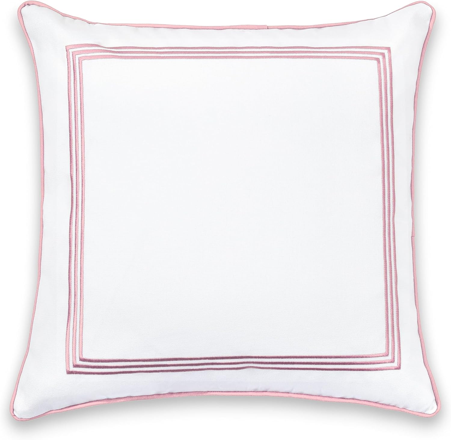 Hofdeco Premium Funda de almohada Coastal Patio para interiores y exteriores, 20 x 20 pulgadas, repelente al agua para patio trasero, sofá, línea