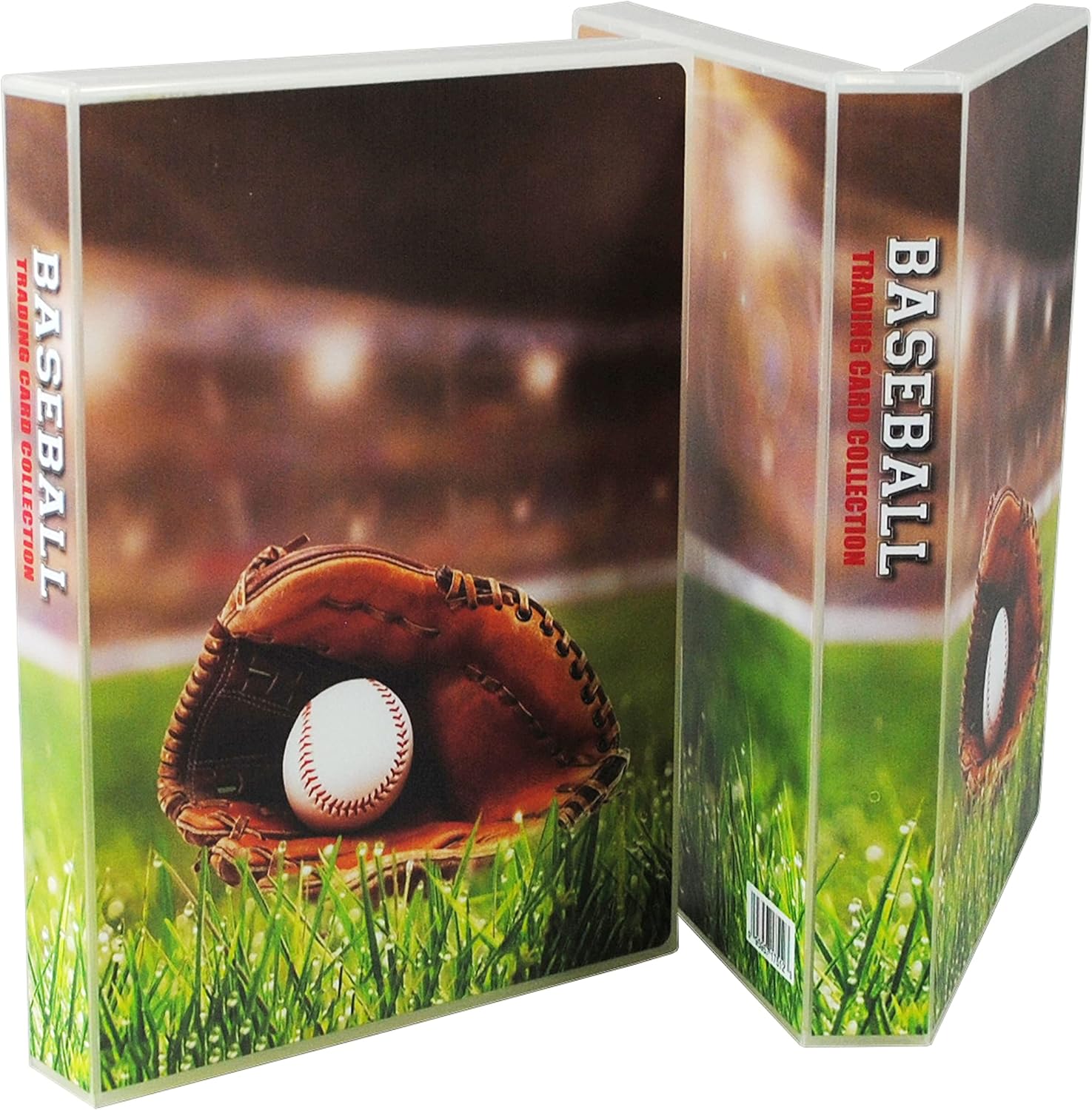 UniKeep Mini carpeta con temática de béisbol para tarjetas coleccionables  Capacidad para hasta 200 tarjetas
