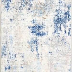 Alfombra de pasillo de 2 x 6 pies, antideslizante, lavable a máquina, alfombra tradicional para pasillo, cocina, dormitorio, sala de estar (azul Alfombra de pasillo de 2 x 6 pies, antideslizante, lavable a máquina, alfombra tradicional para pasillo, cocina, dormitorio, sala de estar (azul