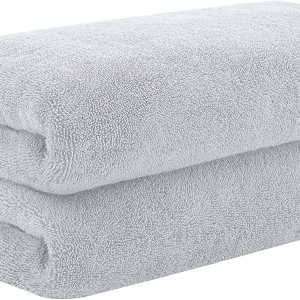 DAN RIVER Toalla de baño extragrande 100% algodón de 40 x 80 pulgadas, paquete de 1  toalla de baño extragrande de 21.16 ozm, altamente absorbente y DAN RIVER Toalla de baño extragrande 100% algodón de 40 x 80 pulgadas, paquete de 1  toalla de baño extragrande de 21.16 ozm, altamente absorbente y