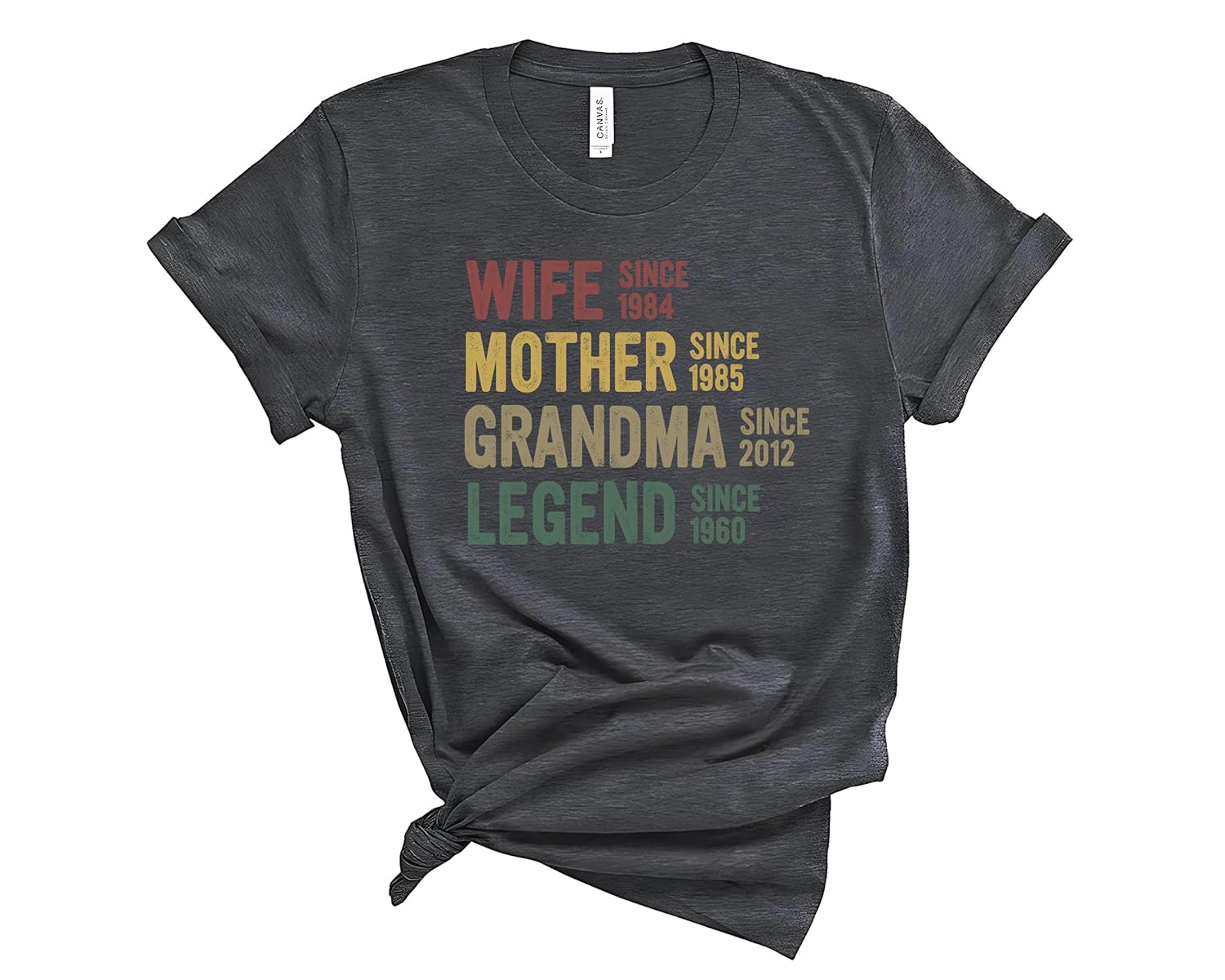 Personalized Wife Mother Grandma Legend Shirt, Creative Mothers Day Gift T-Shirt, Customized Parent Wife Since T-shirt, Gift for Mom, Cute Graphic