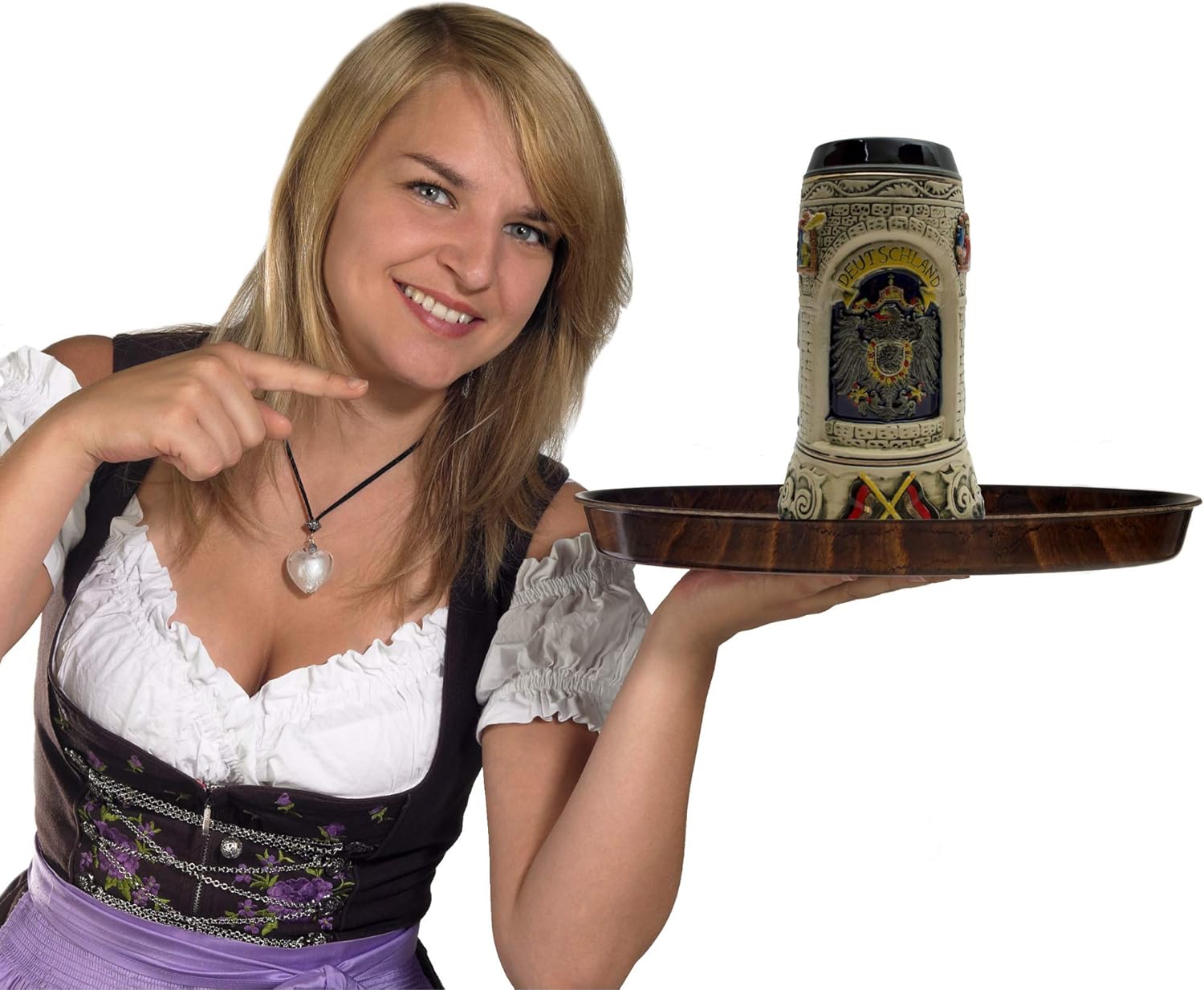1 litro  OktoberfestHaus Regalos para amantes de la cerveza Pintada a mano Taza alemana grande Escenas Alemana Cerveza Cerveza Cervecera Jarra