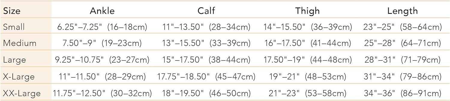 Therafirm – Medias altas para mujer con cordones en la parte superior del muslo, 15 a 20 mmHg de compresión suave de nailon