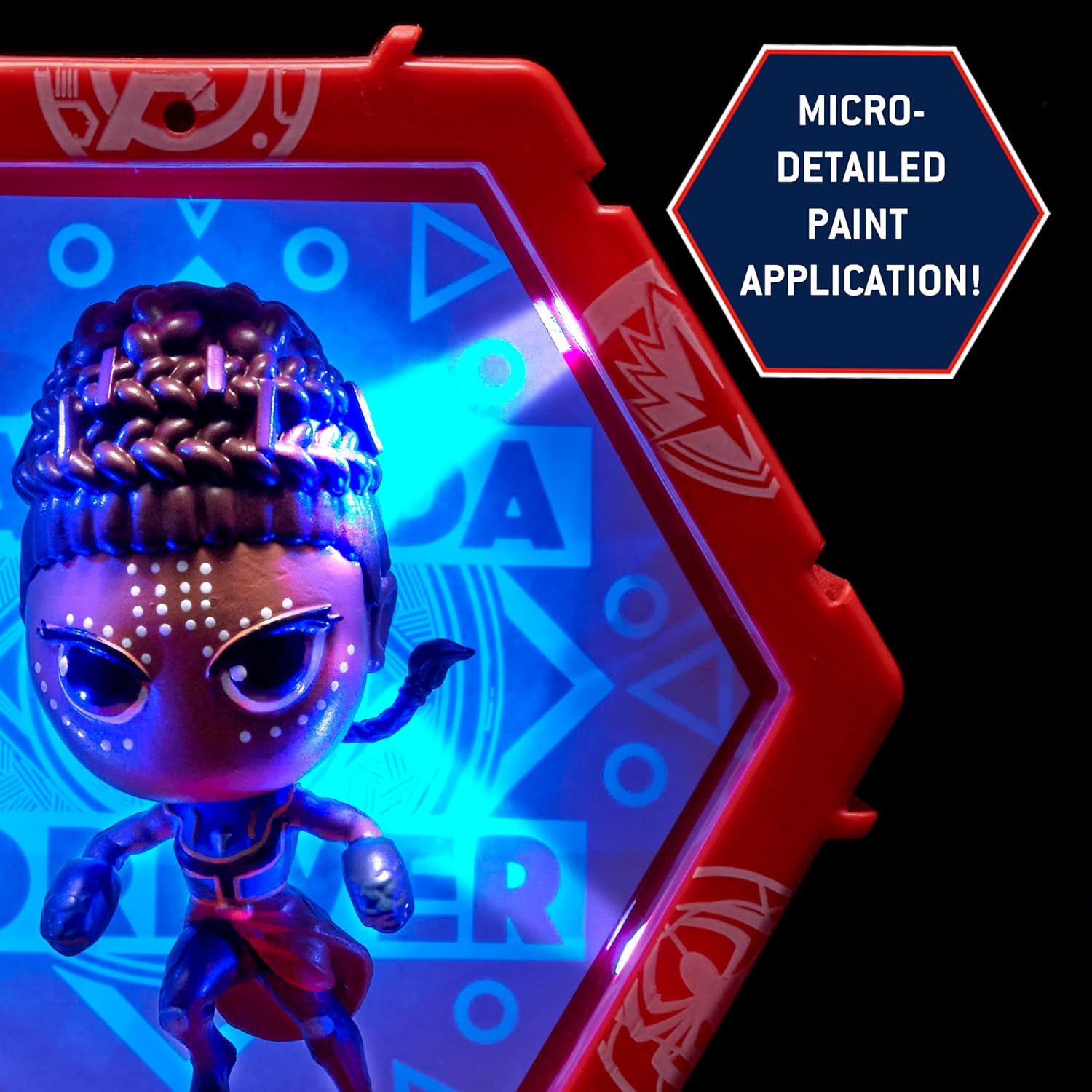 WOW! PODS Colección Avengers – Black Panther Shuri  Figura de superhéroe con cabeza de Bobble iluminada  Juguetes y regalos coleccionables oficiales