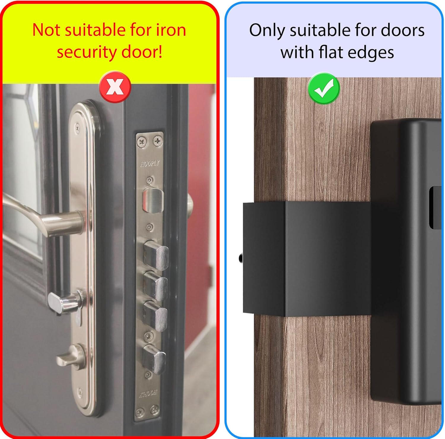 Soporte de timbre de video antirrobo, soporte de timbre AHBTEYM sin taladro, accesorios para alquileres de apartamentos y casas compatibles con