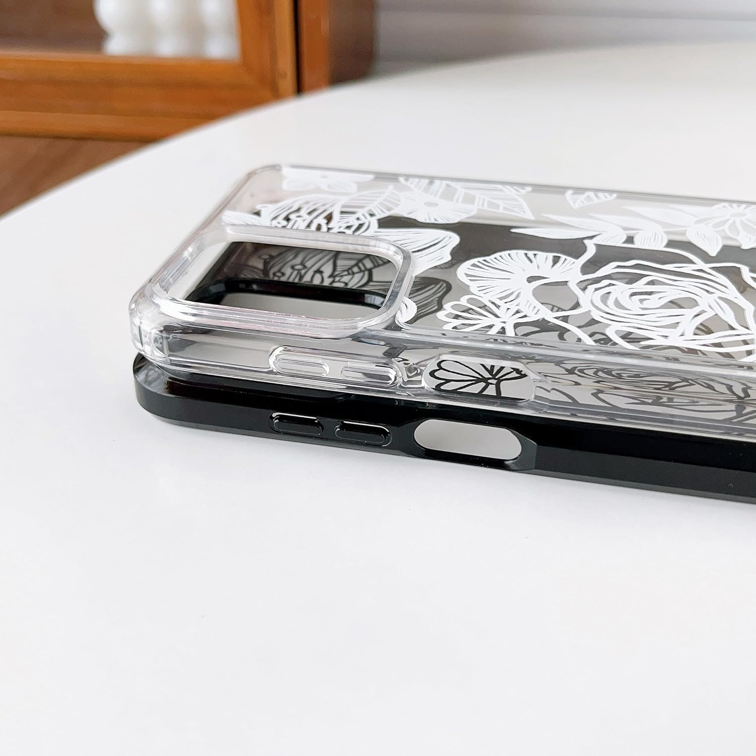 XIZYO Funda para Motorola Moto G Power 2023, bonita funda de teléfono con diseño floral de rosas estéticas para mujeres y niñas, patrón delgado,