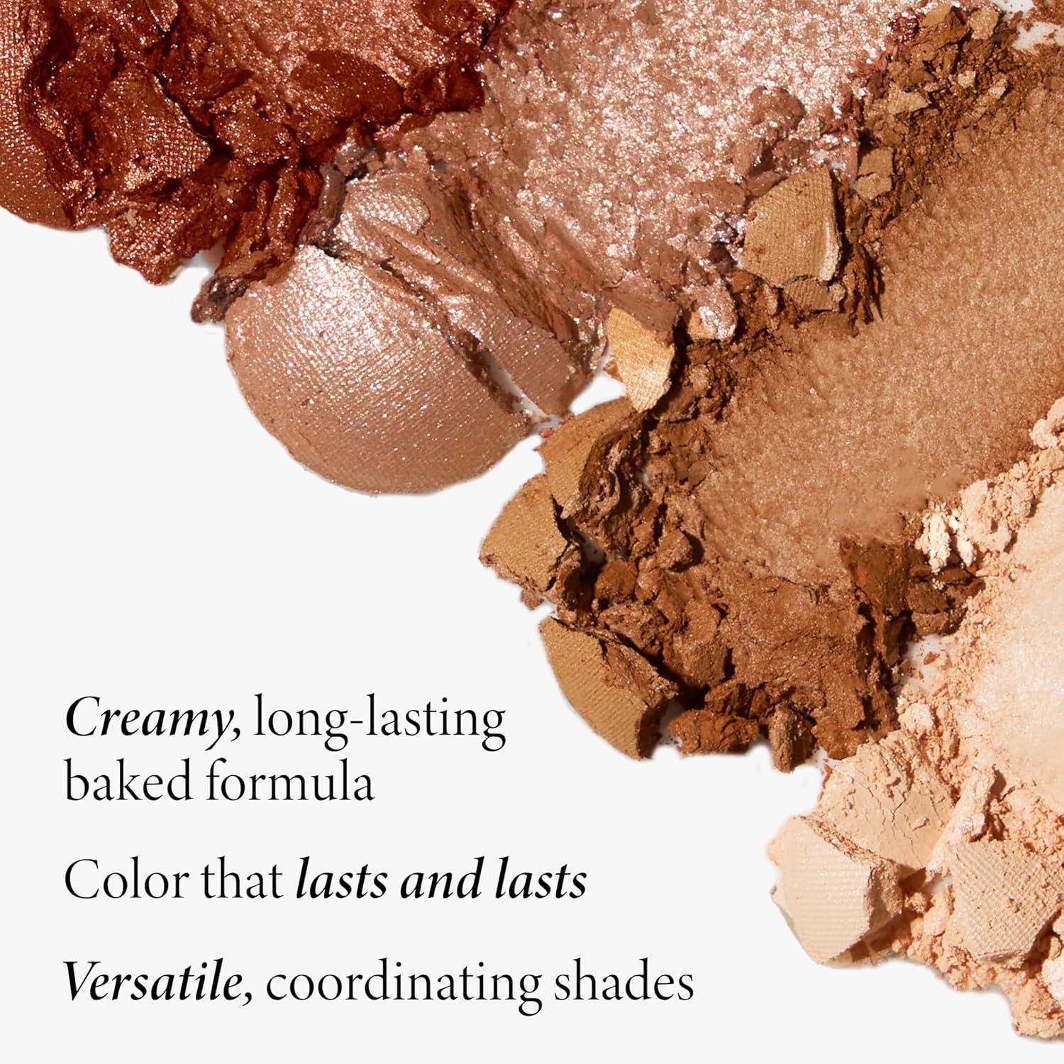 LAURA GELLER NEW YORK Sombra de ojos horneada, tonos tropicales, a prueba de arrugas y manchas, 4 sombras de ojos pigmentadas, aspecto natural