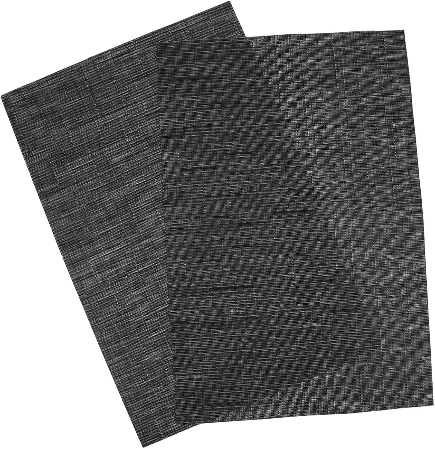 2 unids mantel individual negro tapete de escritorio de plástico individual decoración al aire libre posavasos San Valentín mesa almohadillas de