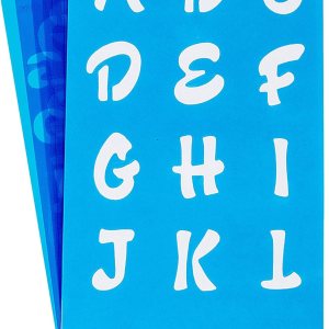 Westcott LetterCraft – Plantilla con letra de caramelo, caracteres de 34 pulgadas y 1 pulgada (SC13415840) Westcott LetterCraft – Plantilla con letra de caramelo, caracteres de 34 pulgadas y 1 pulgada (SC13415840)