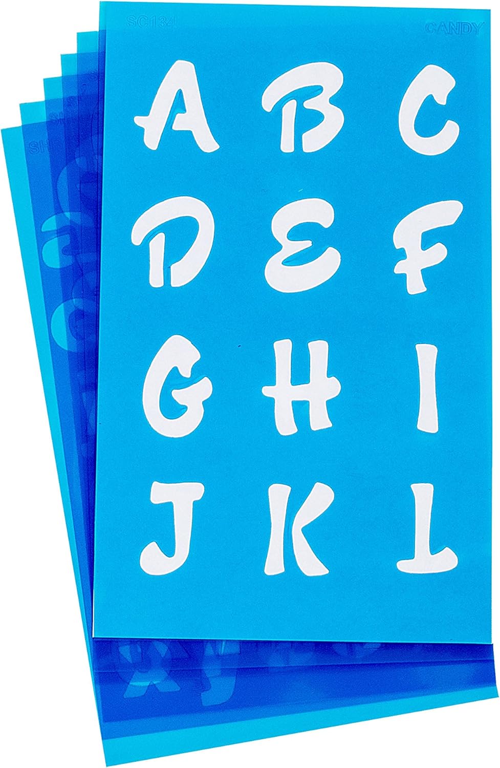 Westcott LetterCraft – Plantilla con letra de caramelo, caracteres de 34 pulgadas y 1 pulgada (SC13415840)