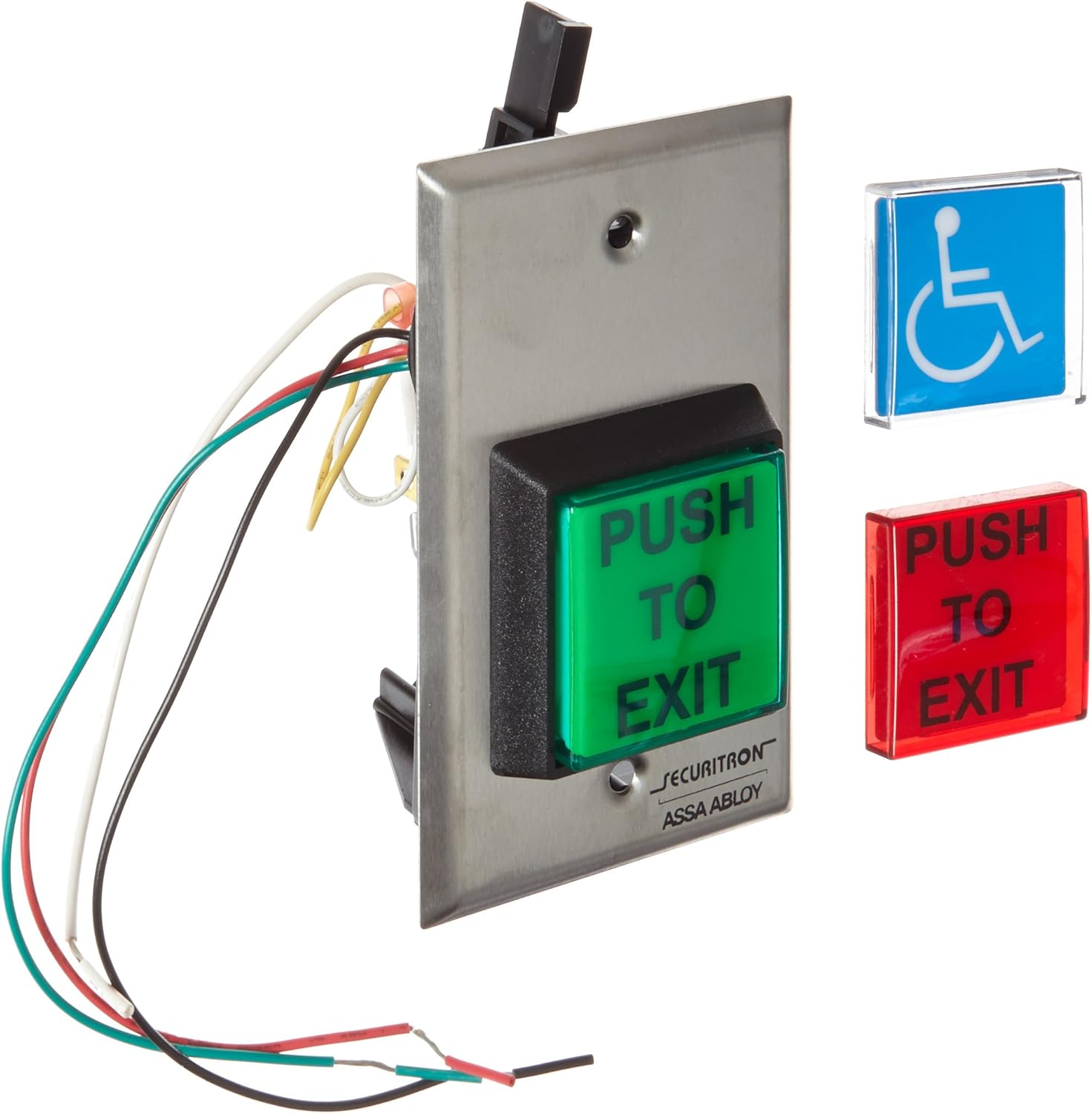 Botón de salida de Securitron Push to Out, emergencia  EEB2