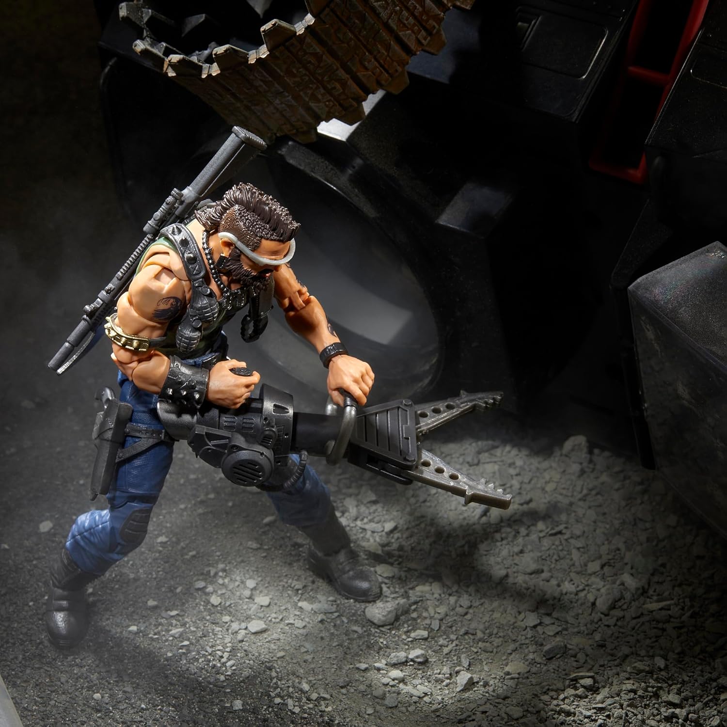 G.I. Joe Classified Series Dreadnok Ripper, figura de acción coleccionable, 102, figuras de acción de 6 pulgadas para niños y niñas, con 6 piezas de