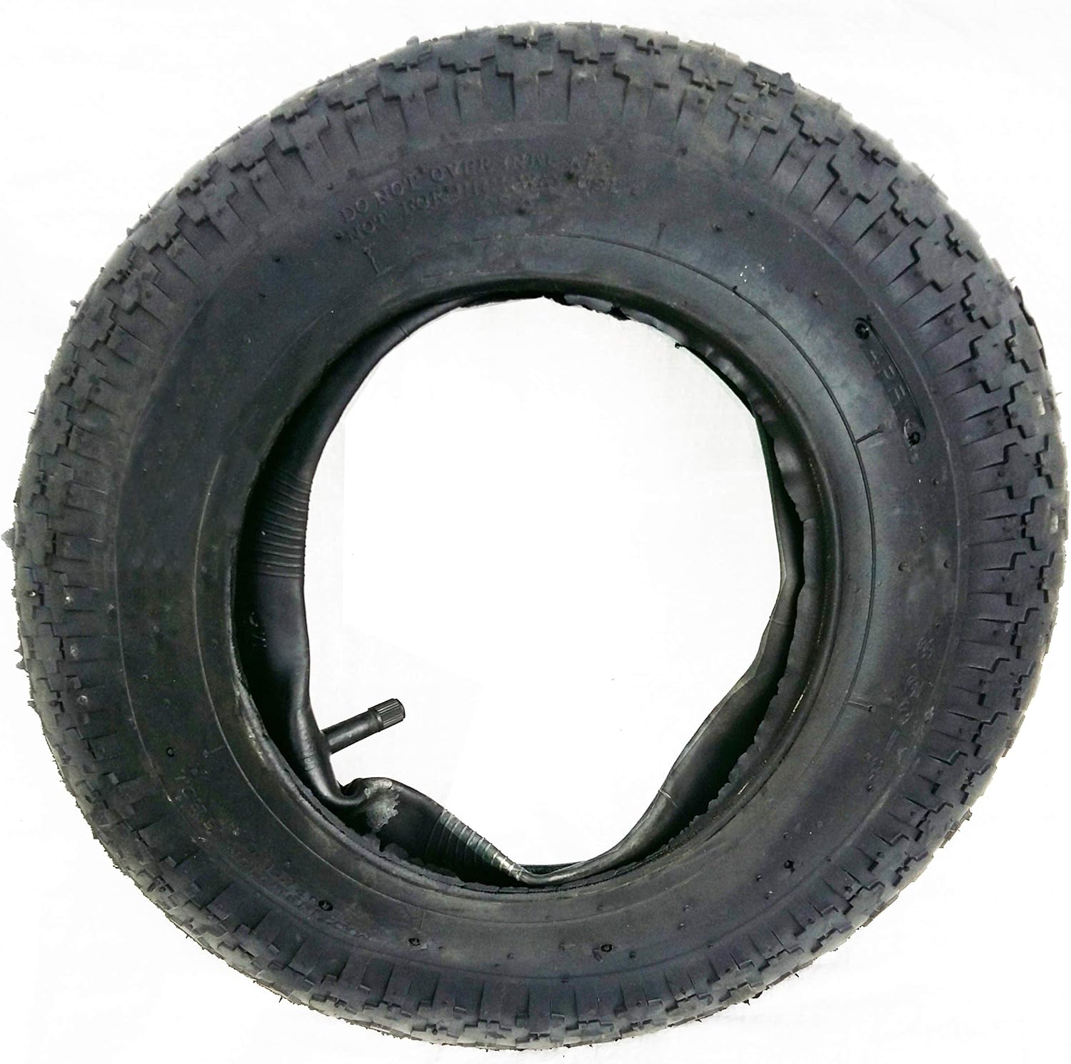 3.50-8 Juego de neumáticos y tubos interiores para carretilla neumática inflable y rueda de carretilla de mano llanta de 14 pulgadas 8 “‘
