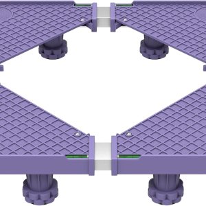 Carretilla multiusos con 4 pies, ruedas giratorias de bloqueo, niveles y base ajustable para mover lavadora, secadora, electrodomésticos, capacidad Carretilla multiusos con 4 pies, ruedas giratorias de bloqueo, niveles y base ajustable para mover lavadora, secadora, electrodomésticos, capacidad
