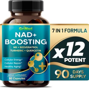 NAD + Potencia de 16,550 mg – x12 con NR + resveratrol cúrcuma + quercetina – Energía celular, reparación celular, envejecimiento saludable – NAD + Potencia de 16,550 mg – x12 con NR + resveratrol cúrcuma + quercetina – Energía celular, reparación celular, envejecimiento saludable –