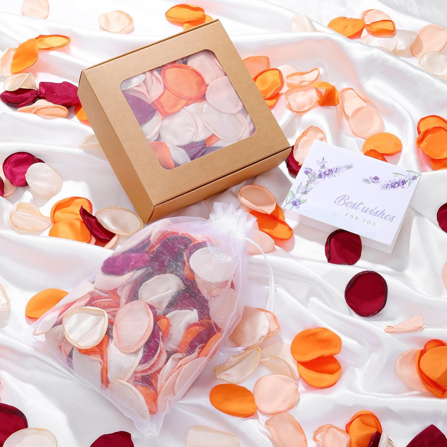 400 pétalos de flores para bodas, pétalos de rosa de seda, pétalos de rosa falsos para decoración de mesa de boda, pasillos, pétalos de rosa para