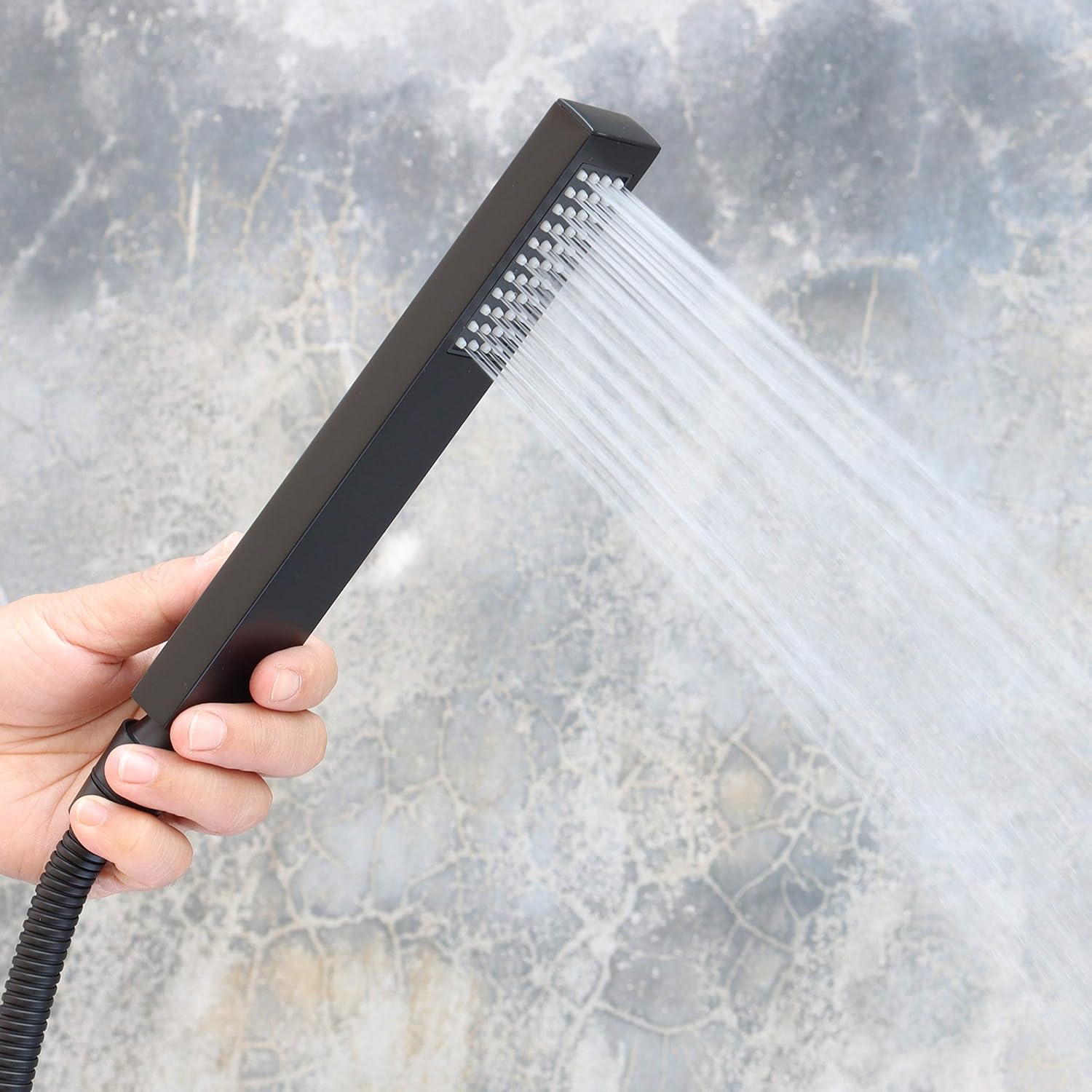 Grifos de bañera independientes Llenadores de bañera negros Montaje en el piso Llenador de grifo para bañeras Bañeras de alto flujo 11.9GPM baño con