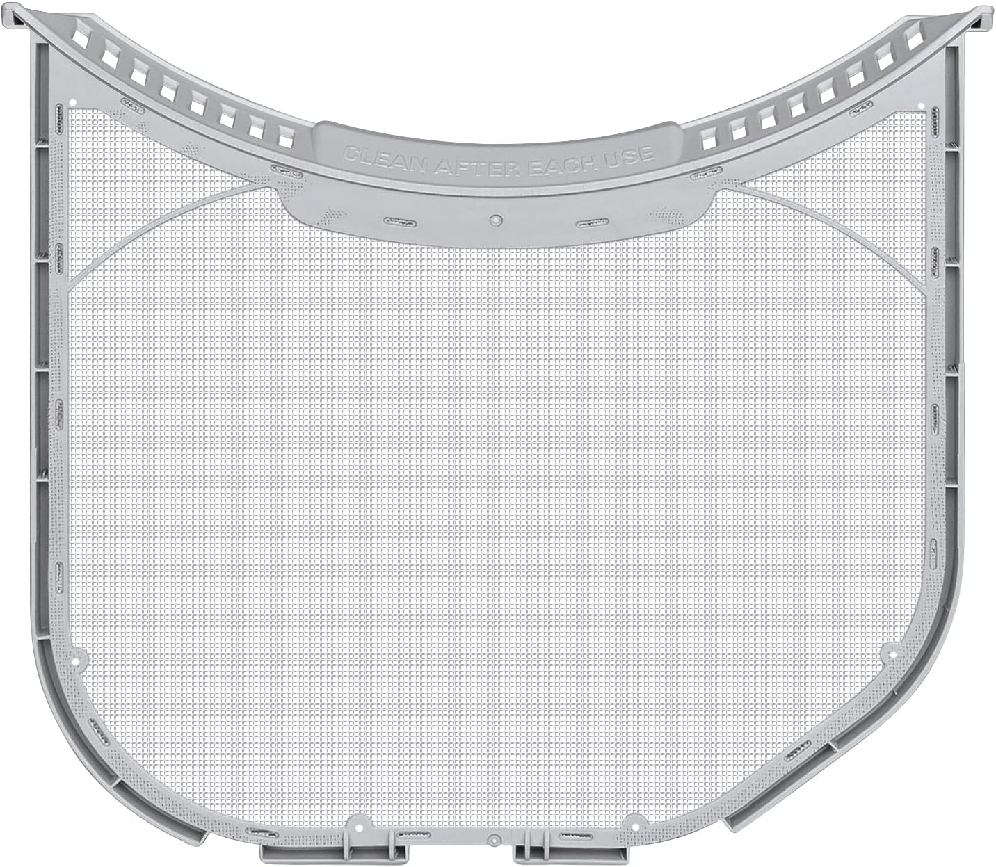 Reemplazo de filtro de pelusa ADQ56656401 actualizado para secadoras LG y Kenmore, pantalla de pelusa (parte inferior con muescas), trampa de pelusa