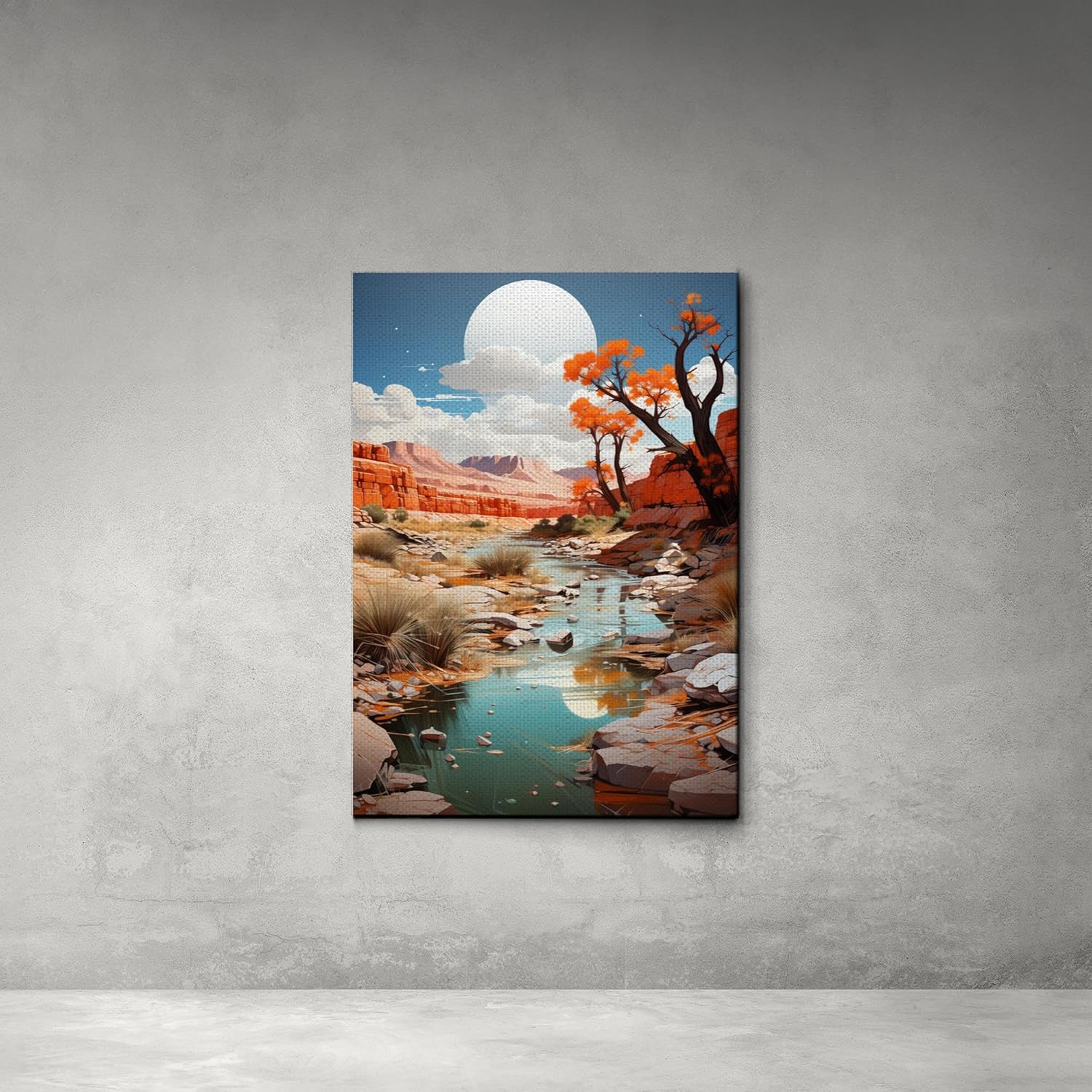 Red Mesa, Archival Print of Landscape Prints of Red Mountain in Mesa, Arizona, Canvas Prints, Wall Decor