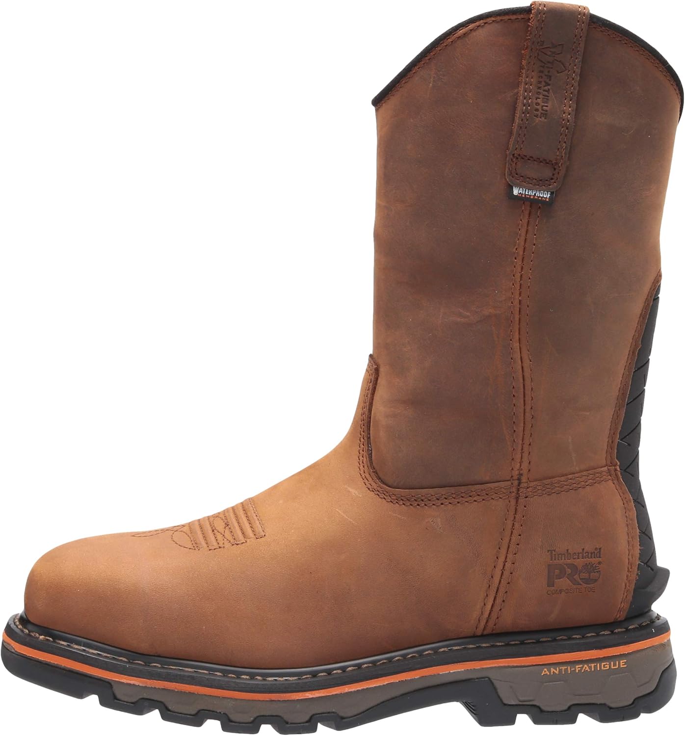 Timberland PRO Botas de trabajo sin cordones para hombre